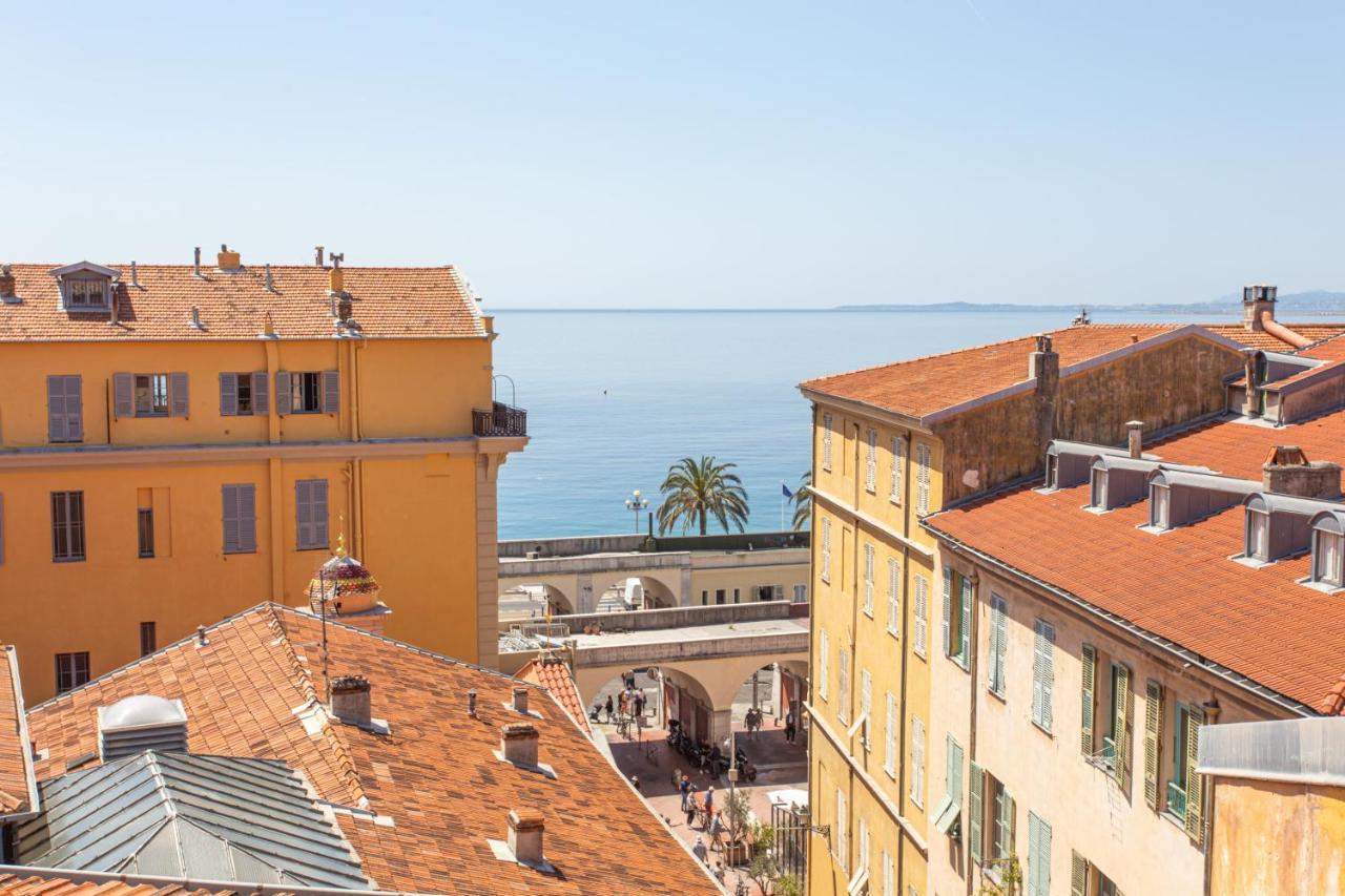 Le Gilly 6 - F3 Exceptionnel, Vue Mer, Moderne, Climatisation, Vieux-Nice Luaran gambar